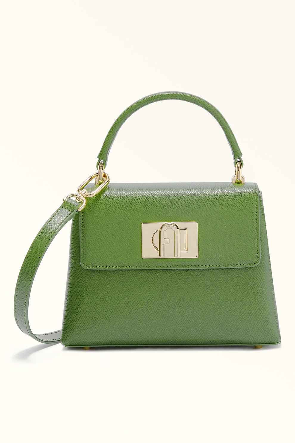 Furla, Geanta crossbody din piele 1927, Verde