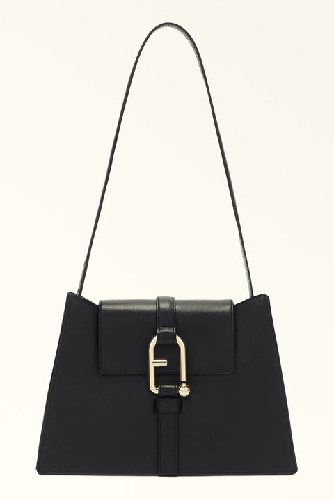 Furla, Кожена чанта Nuvola, Черен