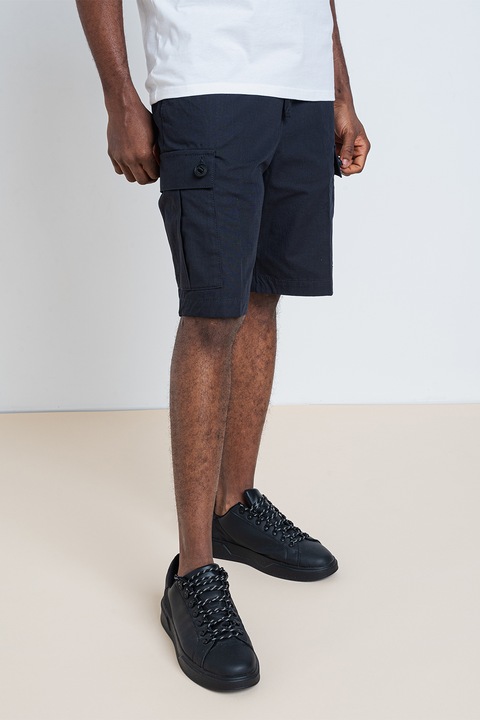 HUGO, Bermude cargo Garlio, Negru