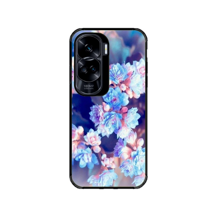 Husa personalizata Swim Case pentru Honor 90 Lite, model Flowers #2, multicolor, S1D1M0038