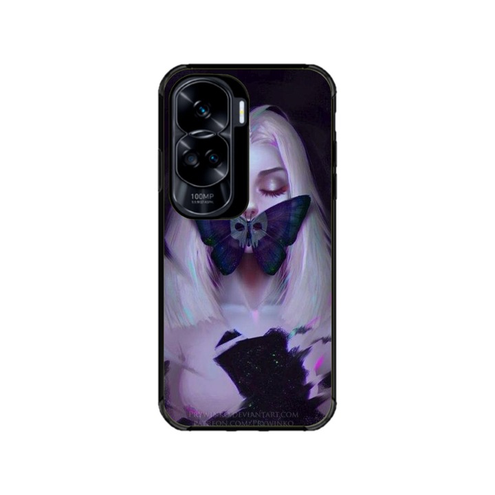 Персонализиран калъф за плуване за Honor 90 Lite, модел Butterfly Mouth #1, многоцветен, S1D1M0351