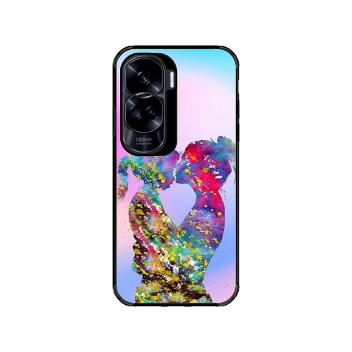 Husa personalizata HQ Print pentru Honor 90 Lite, model Colorful Love, multicolor, S1D1M0376