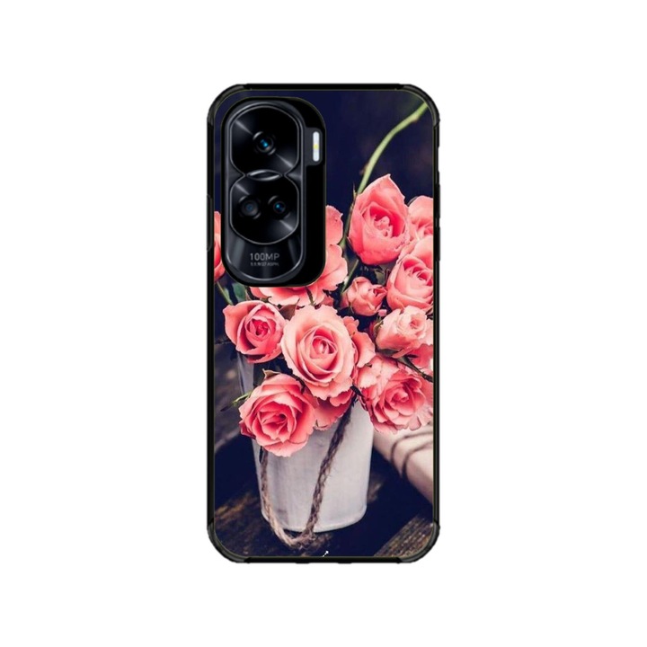 Husa personalizata HQ Print pentru Honor 90 Lite, model Flowers #22, multicolor, S1D1M0379