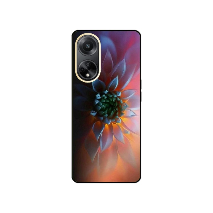 Husa personalizata HQPrint si Folie de Silicon pentru OPPO A17, model Nice View #3, multicolor, S1D1M0075