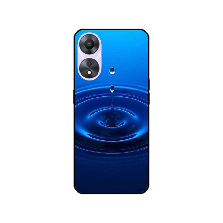 Husa personalizata HQPrint si Folie de Silicon pentru Huawei P50 Pro, model Picatura, multicolor, S1D1M0240