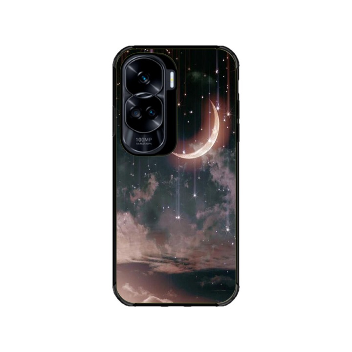 Husa personalizata HQ Print pentru Honor 90 Lite, model Falling Stars, multicolor, S1D1M0269