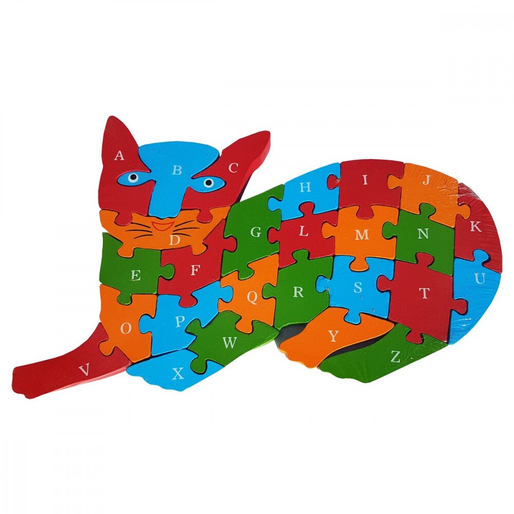 Puzzle PISICUTA, din lemn