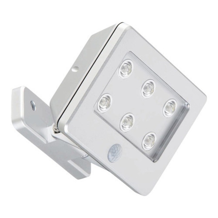 Proiector cu LED integrat Lero 0, 36W 30 lumeni IP54, senzor de miscare, lumina rece, culoare titan
