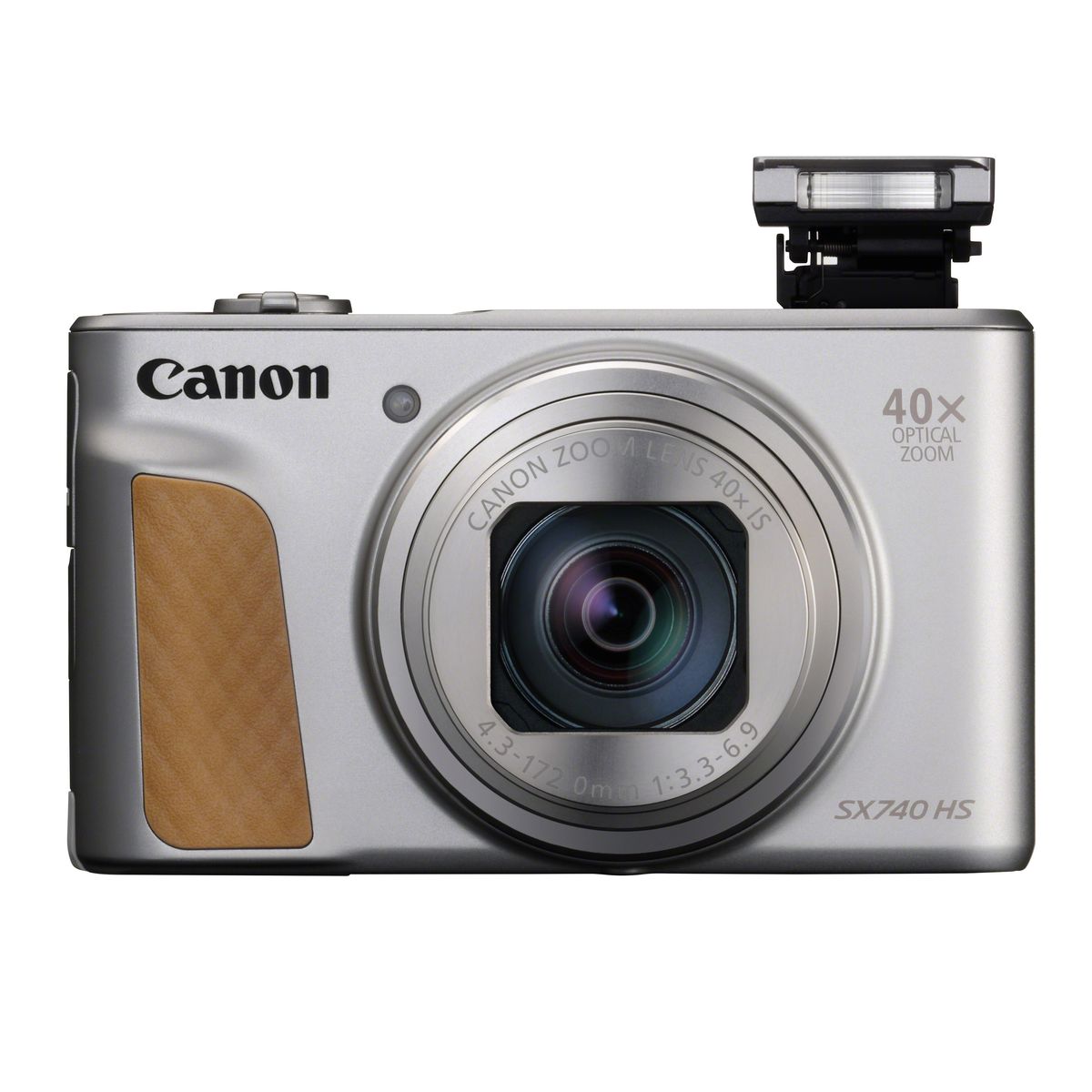 Aparat foto digital Canon Powershot SX740HS, 20.3MP, 4K, Argintiu