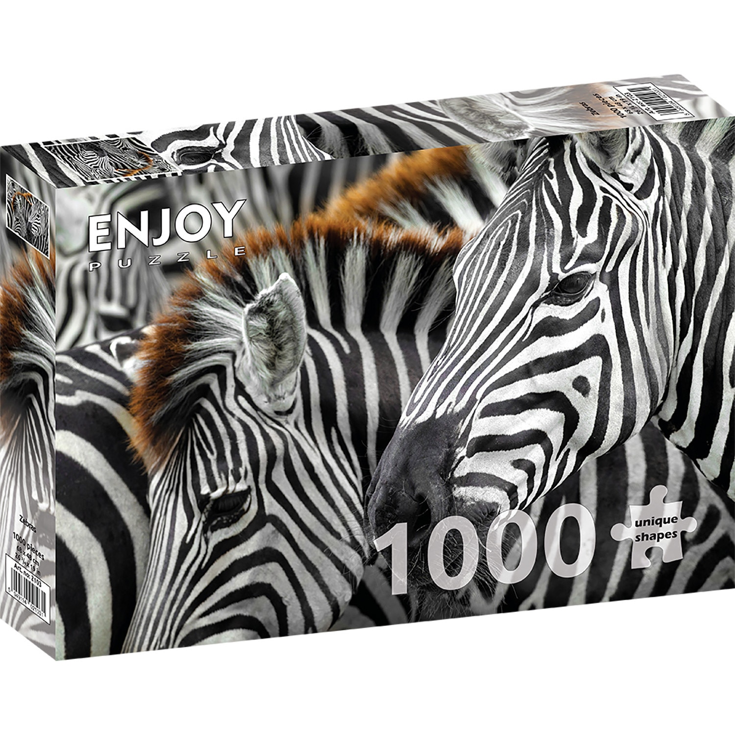 Puzzle 1000 piese Enjoy – Zebras - eMAG.ro