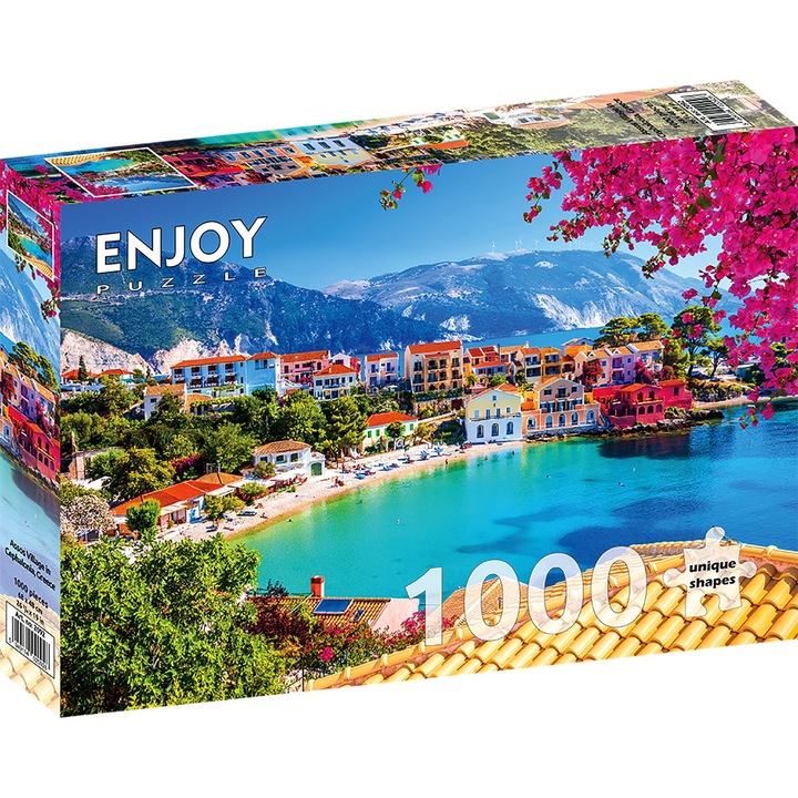 1000 darabos puzzle ENJOY - Assos Village, Cephalonia, Görögország