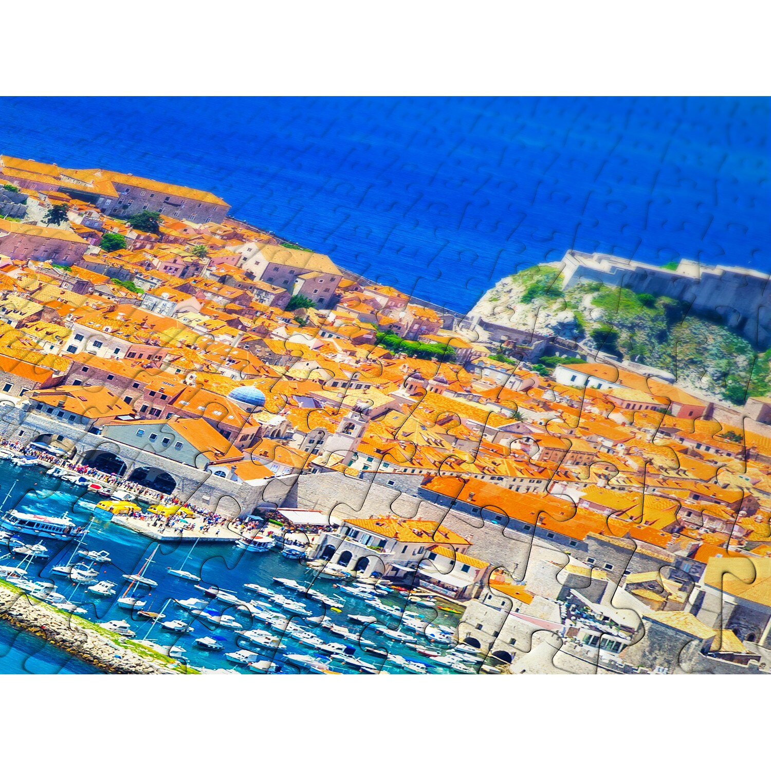 Puzzle 1000 Piese ENJOY – Dubrovnik Old Town, Orasul Vechi Istoric