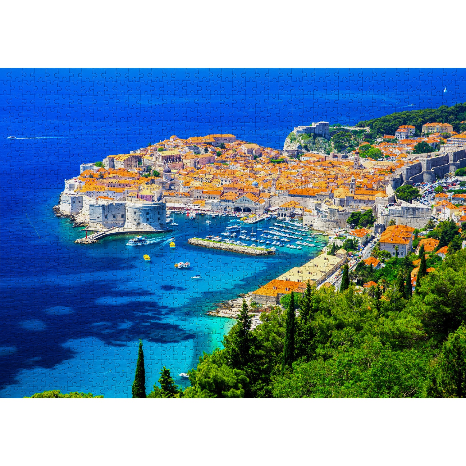 Puzzle 1000 Piese ENJOY – Dubrovnik Old Town, Orasul Vechi Istoric