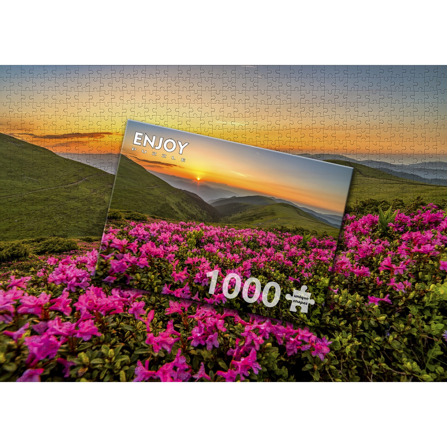 ch♡ Puzzle 1000 piese Enjoy – Pink Dusk - eMAG.ro