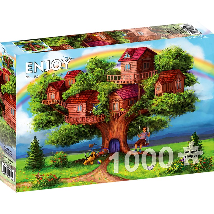 Puzzle 1000 piese Enjoy – Treehouses