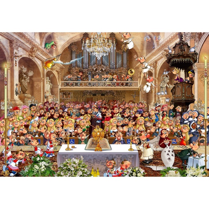 Puzzle 1000 piese Bluebird - The Wedding, Francois Ruyer
