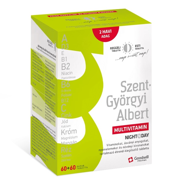 Goodwill Szent-Györgyi Albert Multivitamin tabletta – 60+60db