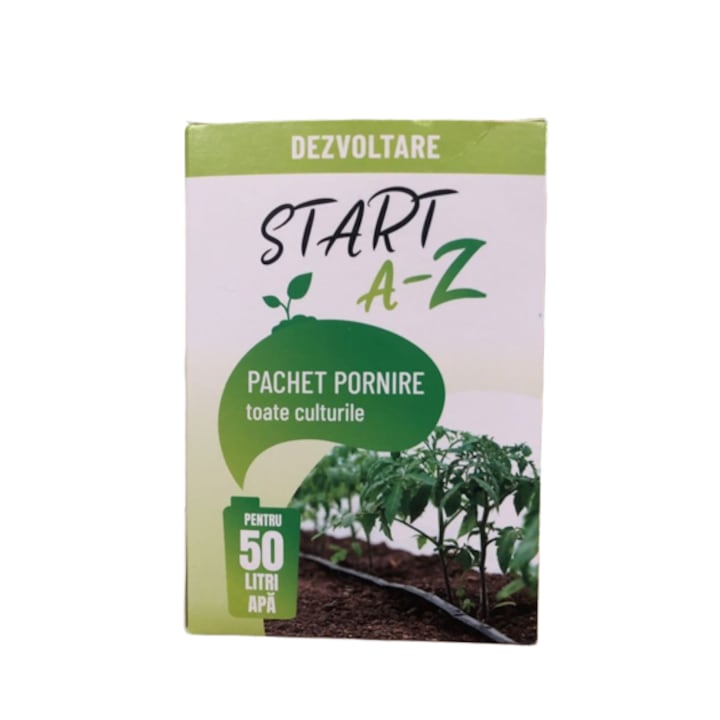Pachet nutritie plante Start A-Z, 50 l apa