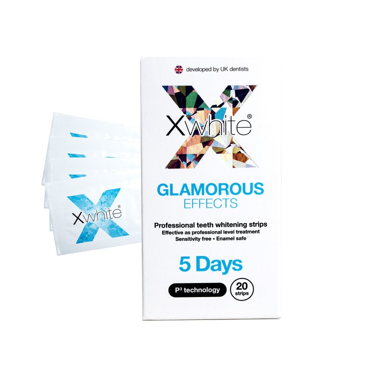 Избелващи ленти, X WHITE GLAMOROUS, 5 дни