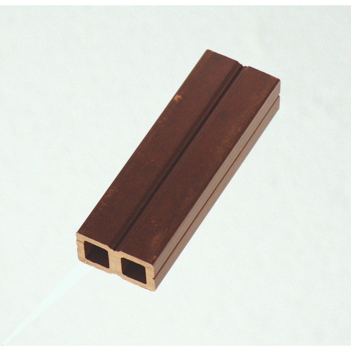 Grinda de prindere deck/pardoseala/terasa lemn compozit WPC 2000 X 50 X30 mm, maro inchis si gri antracit, Pretul este pe bucata de 2000 mm