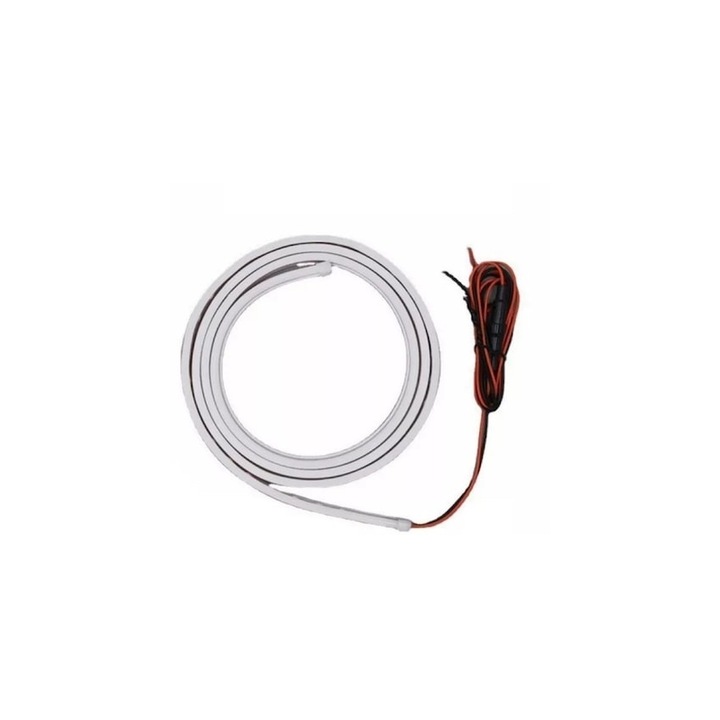Banda LED iluminare capota, tensiune 12V, lungime 180cm, lumina Alba