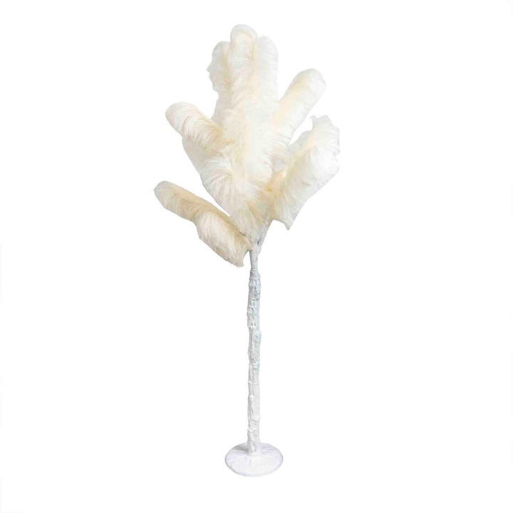 Copac, puf sintetic, culoare crem, H 160, B.S.P. / SL691_CREM