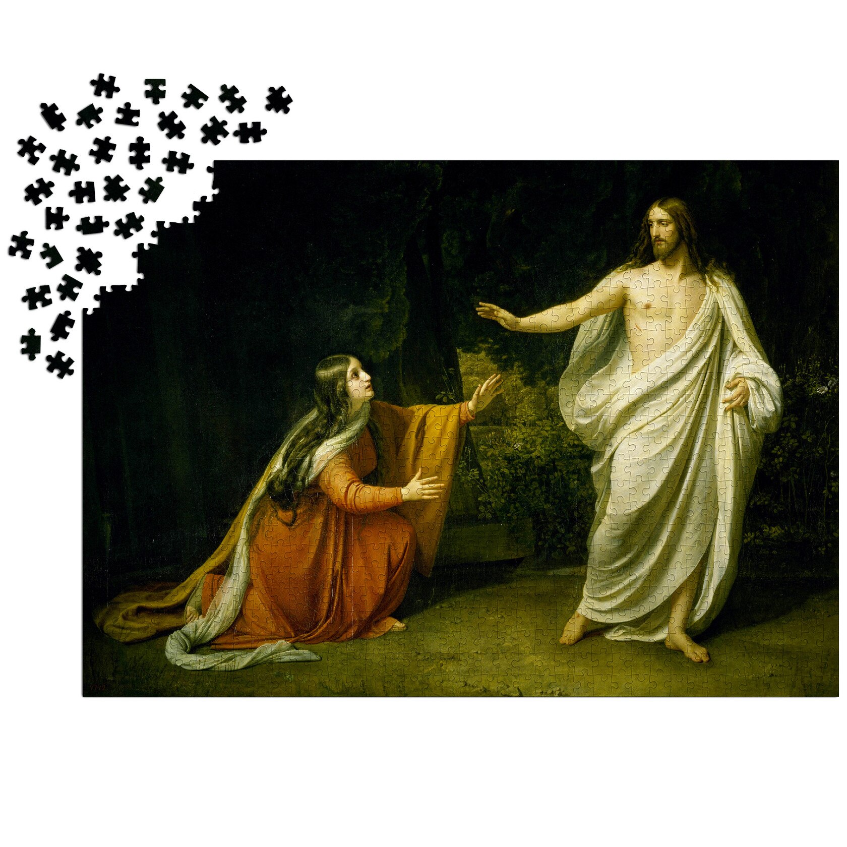 Set Puzzle 1000 piese ENJOY - Christ's Appearance to Mary