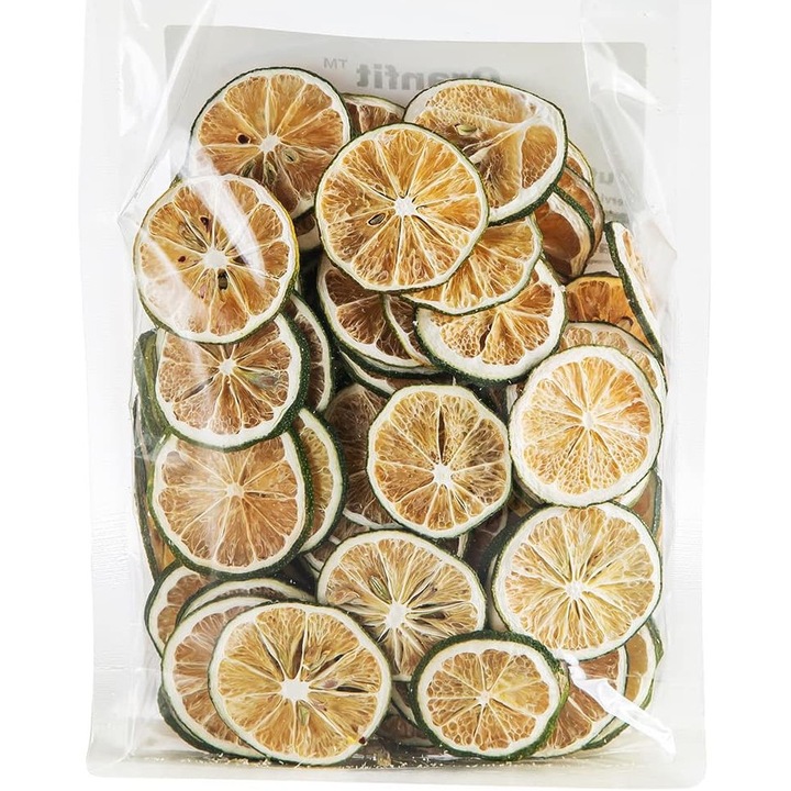 Felii de Portocale Verzi Decorative si Parfumate MONDESA®, Naturale, Punga de 250 g pentru Potpourri, Artizanat si Decoratiuni de Craciun, din Portocala Uscate