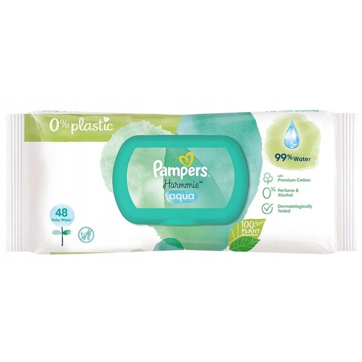 Szett 1152 nedves törlőkendő gyerekeknek, Pampers, Fehér