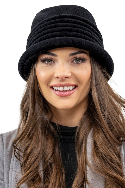 Caciula dama, de iarna, Vivisence, 7045, Negru, marime unica