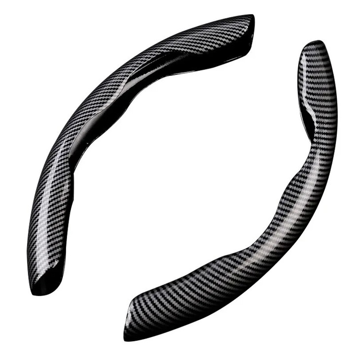 Комплект от 2 бр черни карбонови украшения за волан AVEX, универсален размер