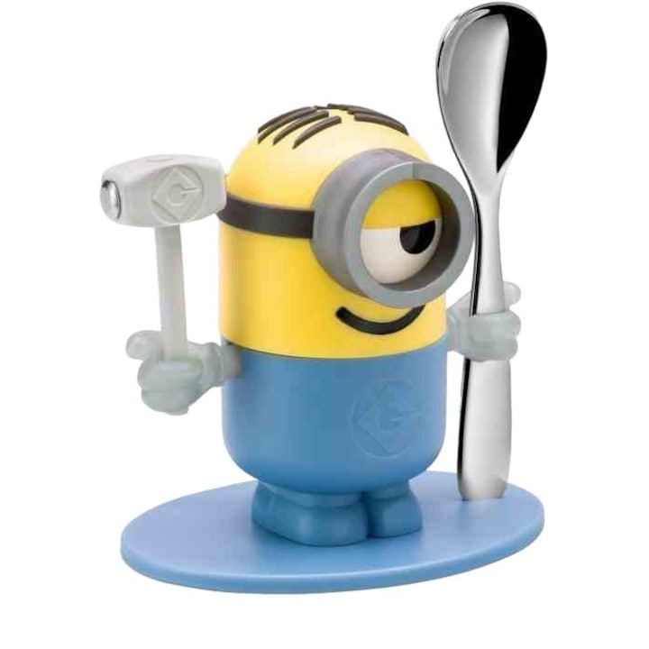 Suport pentru ou/lingura, WMF, Inox/Plastic, Model Minion, Multicolor