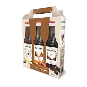 Set mini mix de cafea, Monin, Mix Maxi 3x250 ml