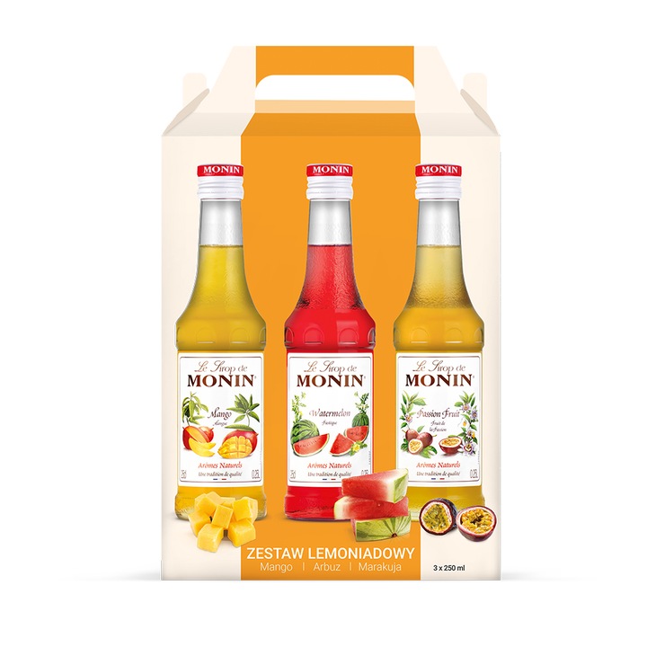 Limonádé szirup készlet, Monin, 3 x 250 ml