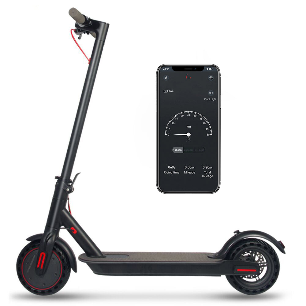 Електрически скутер, 10, 4 Ah, 60 км, 500 W, 36 V, LCD дисплей, гуми ...