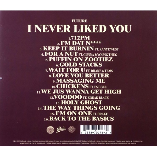 Future-I Never Liked You [CD] - eMAG.ro