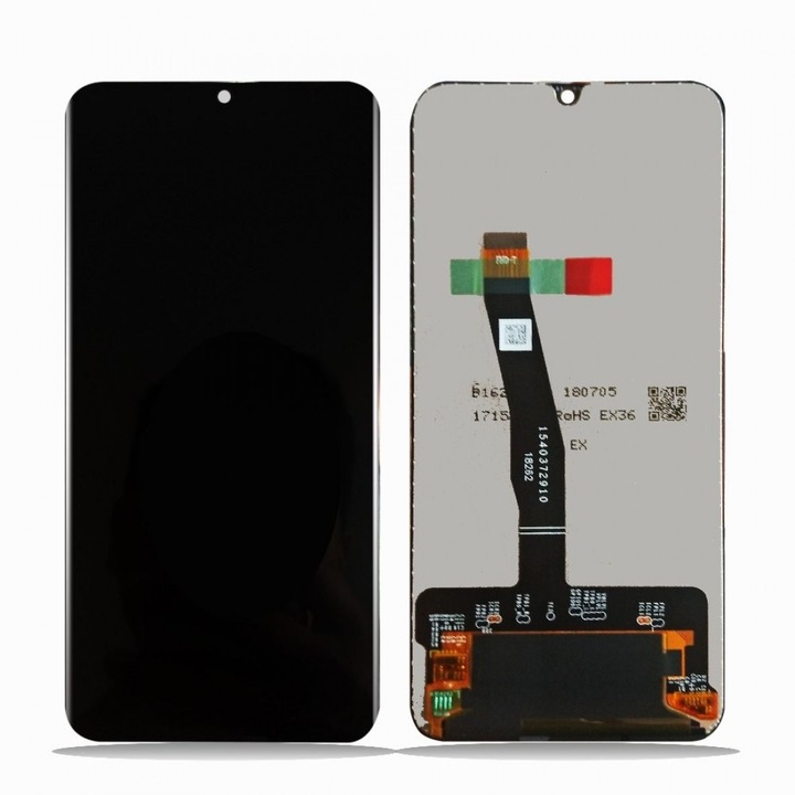 Display LCD, Pentru Huawei P Smart 2019, Ecran tactil, Negru