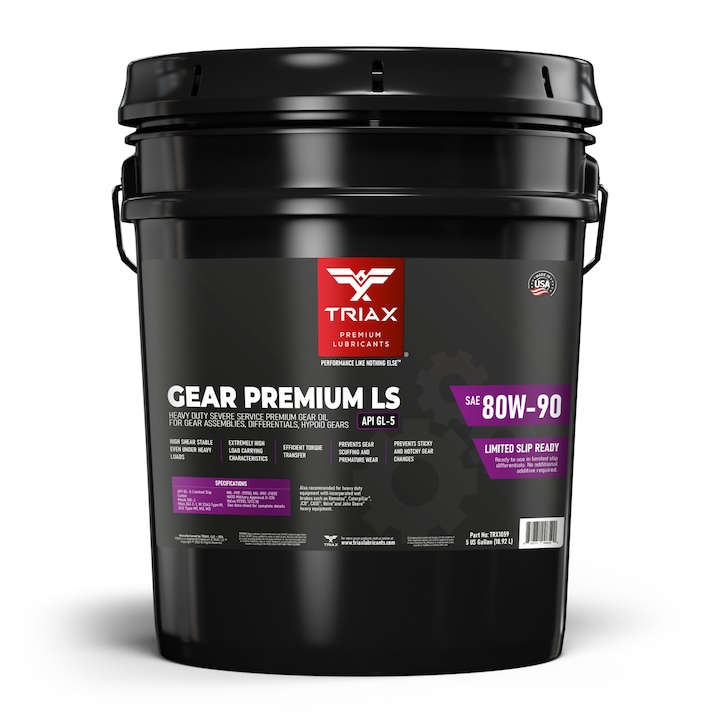 Kézi sebességváltó és differenciálműolaj Triax HD Gear Premium LS 80W-90 API GL-5, 18.92L