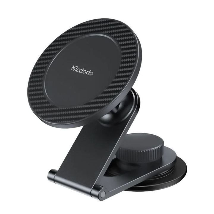 Mcdodo Magnetic Biotite sorozatú autótartó, öntapadós rögzítés, fekete