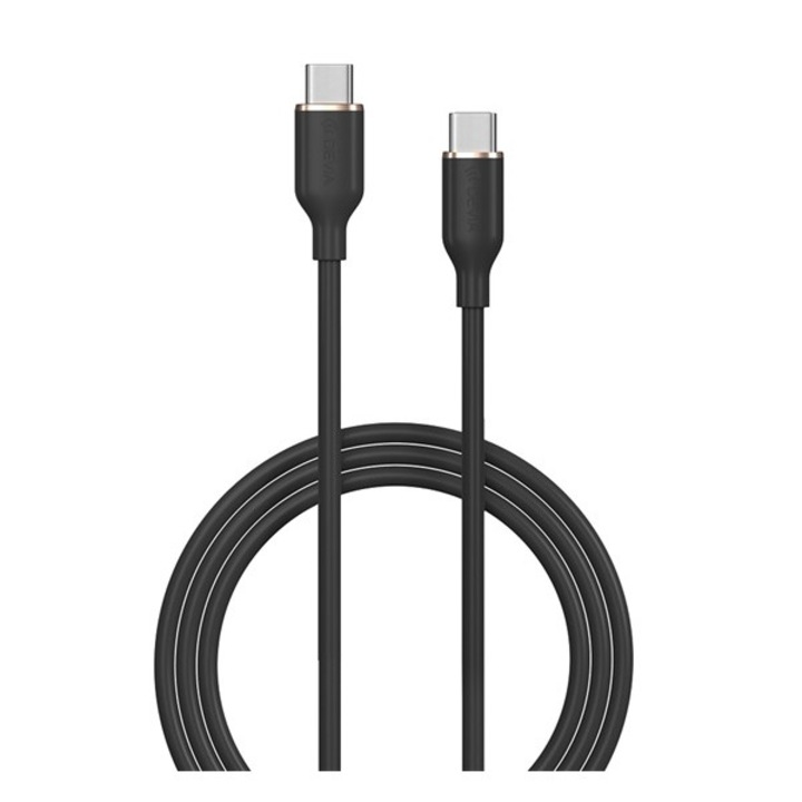 Devia jelly adatkábel, type-c - type-c, 60w, gyorstöltő, 120cm, fekete