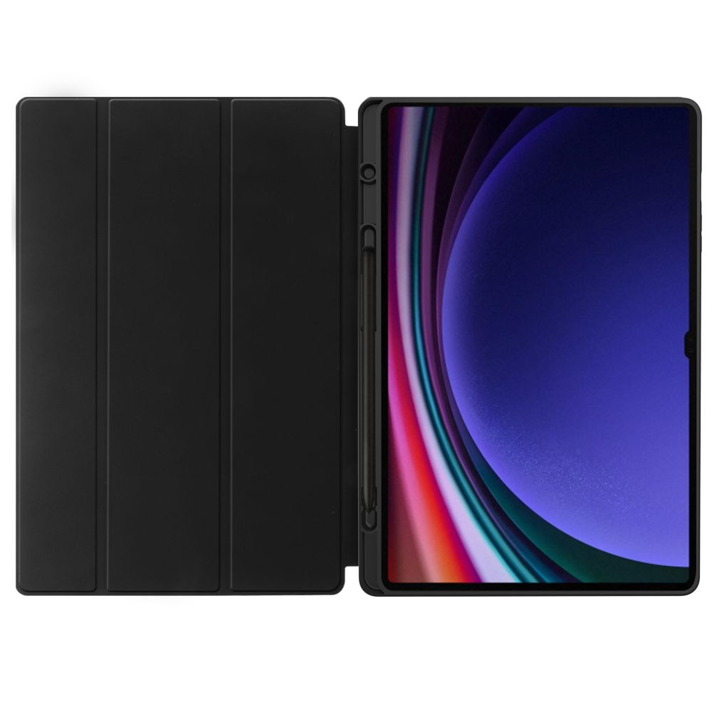 Husa Tech-Protect Smartcase Pen compatibila cu Samsung Galaxy Tab S9 FE Plus 12.4 inch Black