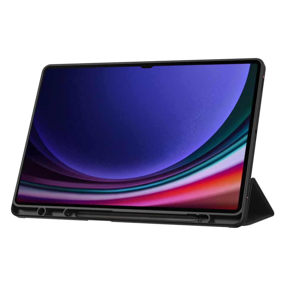 Husa Tech-Protect Smartcase Pen compatibila cu Samsung Galaxy Tab S9 FE Plus 12.4 inch Black