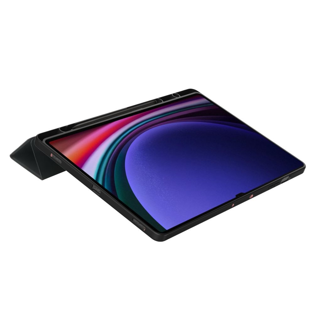 Husa Tech-Protect Smartcase Pen compatibila cu Samsung Galaxy Tab S9 FE Plus 12.4 inch Black