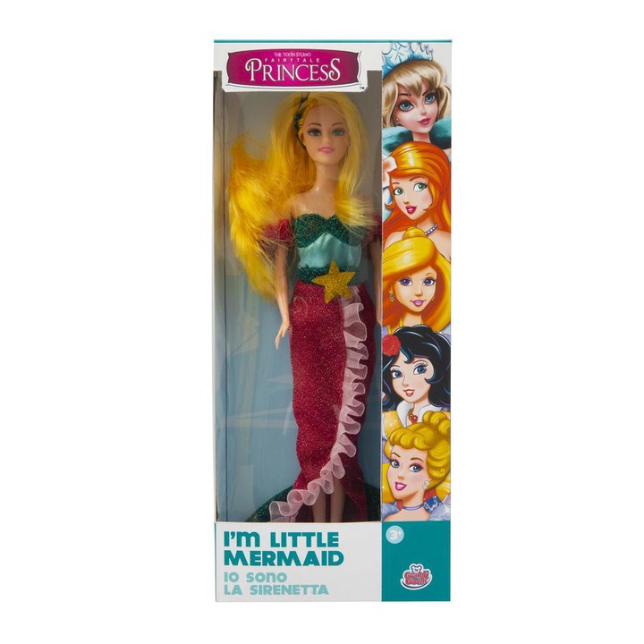 Играчка кукла Принцеса Малката русалка 30 см, GPGG03006