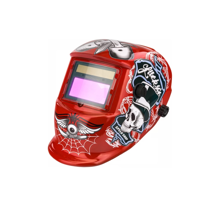 Самозатъмняваща се заваръчна маска, Red Technic RTAPS0061