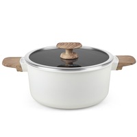 Cratita cu capac Cooking by Heinner Wild Stone, aluminiu, 20x9.5cm, 2.5L