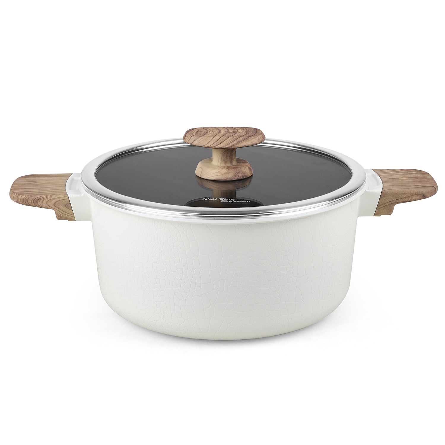 Semioala cu capac Cooking by Heinner Wild Stone, aluminiu, 24x12cm, 4.7L