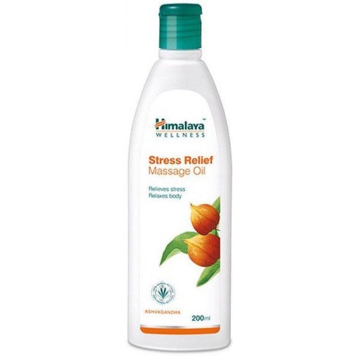 Masszázsolaj stresszoldásra, Himalaya, 200 ml