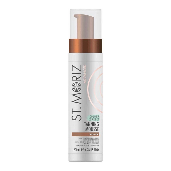 Advanced Pro Color Correcting Mousse, St. Moriz, Medium, 200 ml