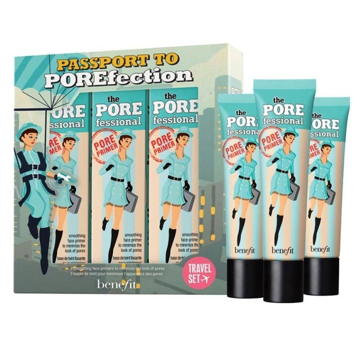 Set 3 baze machiaj The Porefessional, Benefit, 3x22ml